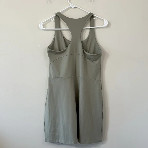 Girlfriend Collective Paloma Racerback Athletic Dress Matcha Size Large - Picture 7 of 11